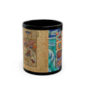 Persian asian art tapestry tiles Black Mug (11oz, 15oz)