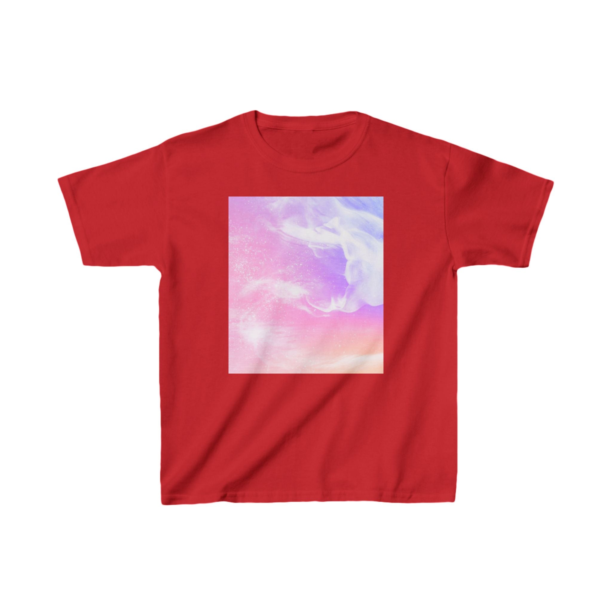pink and purple pastel modern Tshirt Kids Heavy Cotton™ Tee
