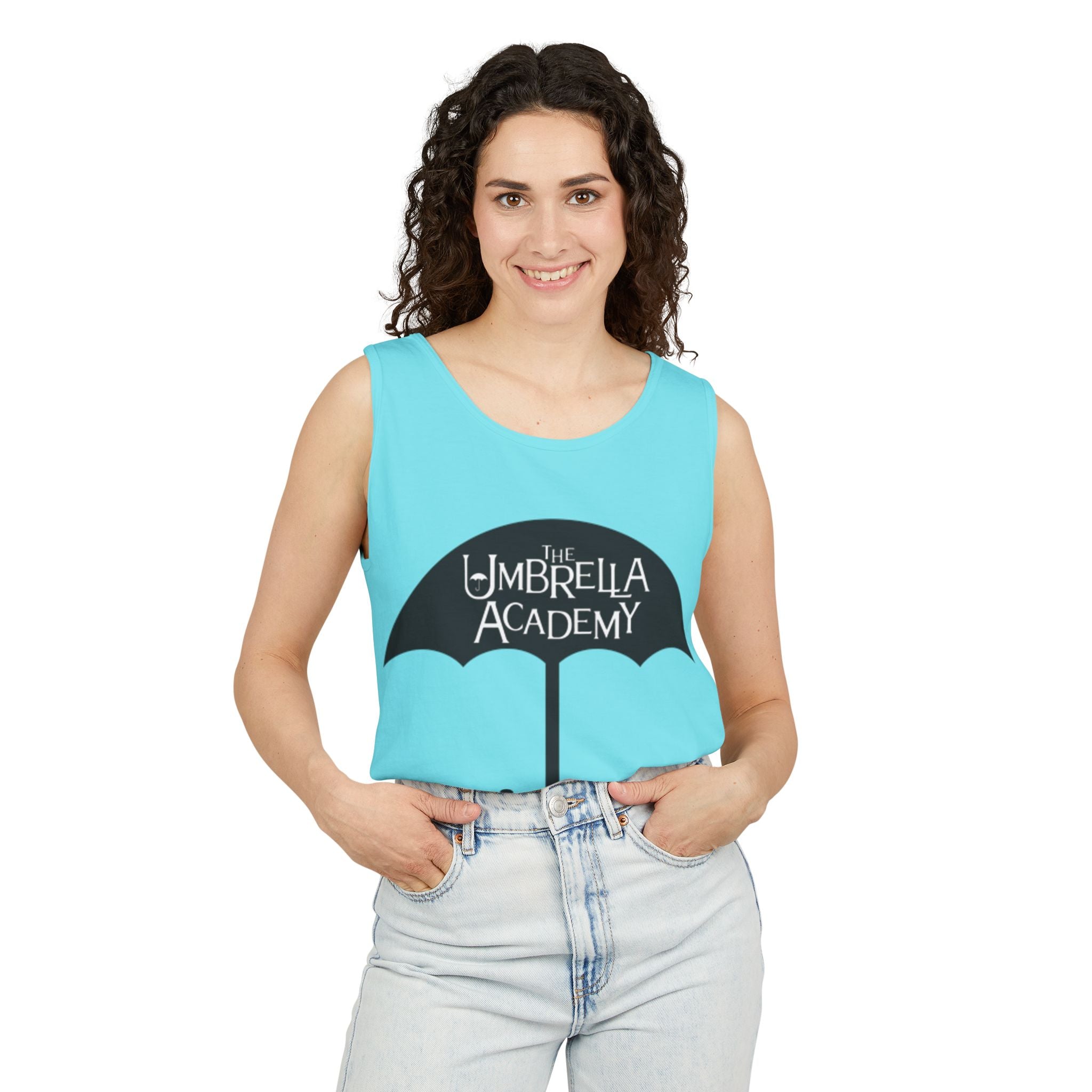 one two three four five six seven Hargreaves Umbrella Academy Classic Tank Top Unisex Unisex Garment-Dyed Tank Top