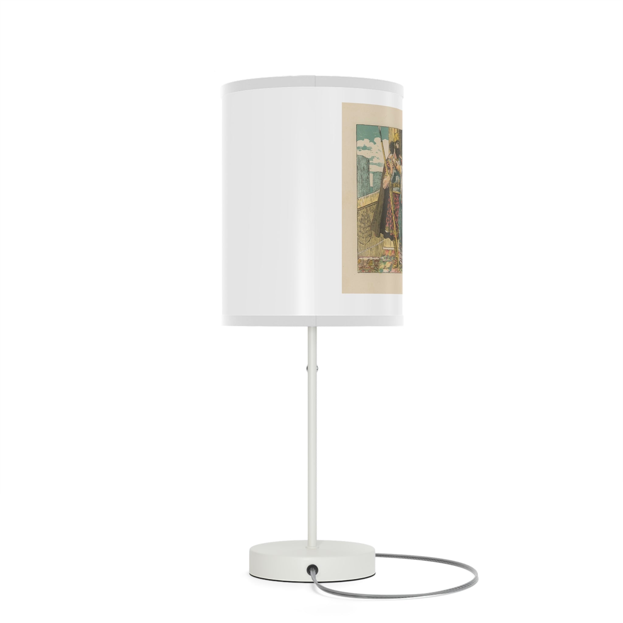 Sohrab Shahnameh ROstam Persian Lamp on a Stand, US|CA plug