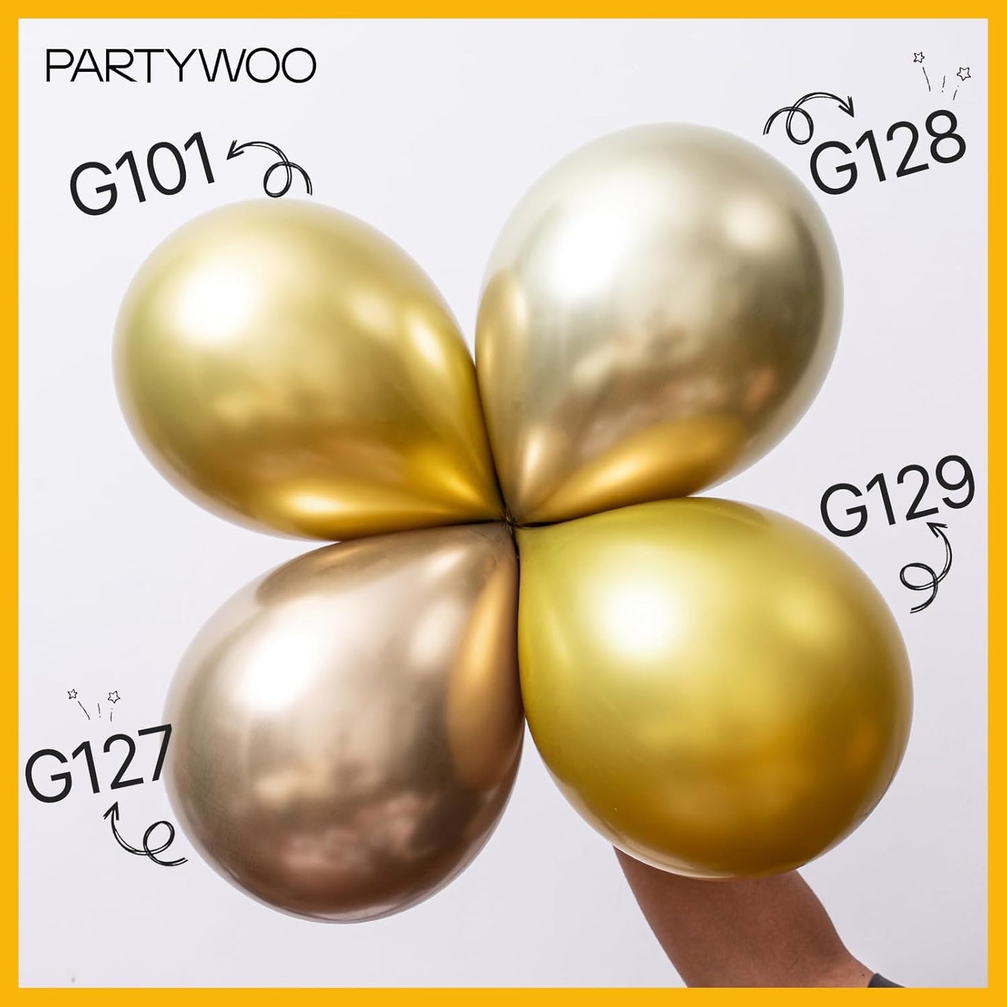 Dazzling Gold Metallic Balloons™