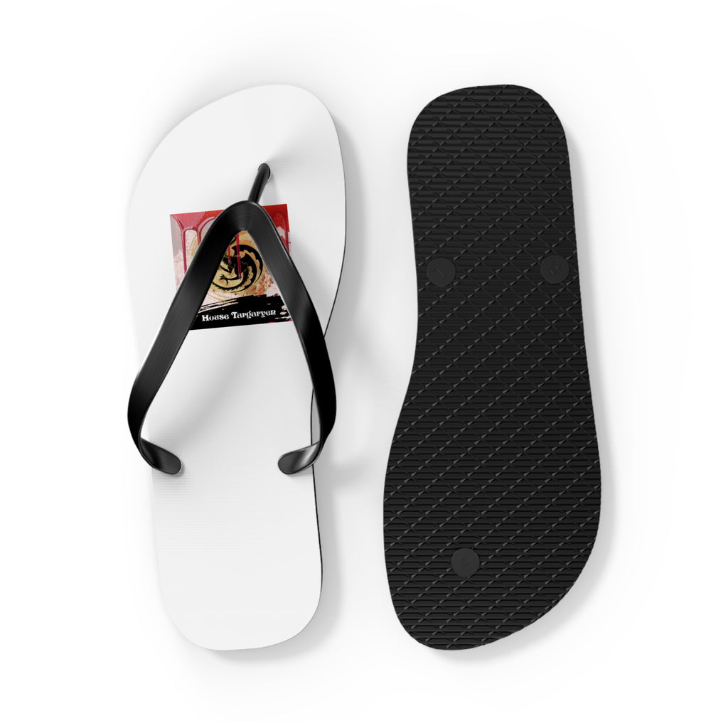 House Targaryen Flip Flops, Fire Blood Flip Flops, Game Thrones Flip Flops, GOT Flip Flops, Movie Flip Flops, Dragon Flip Flops, Flip Flops