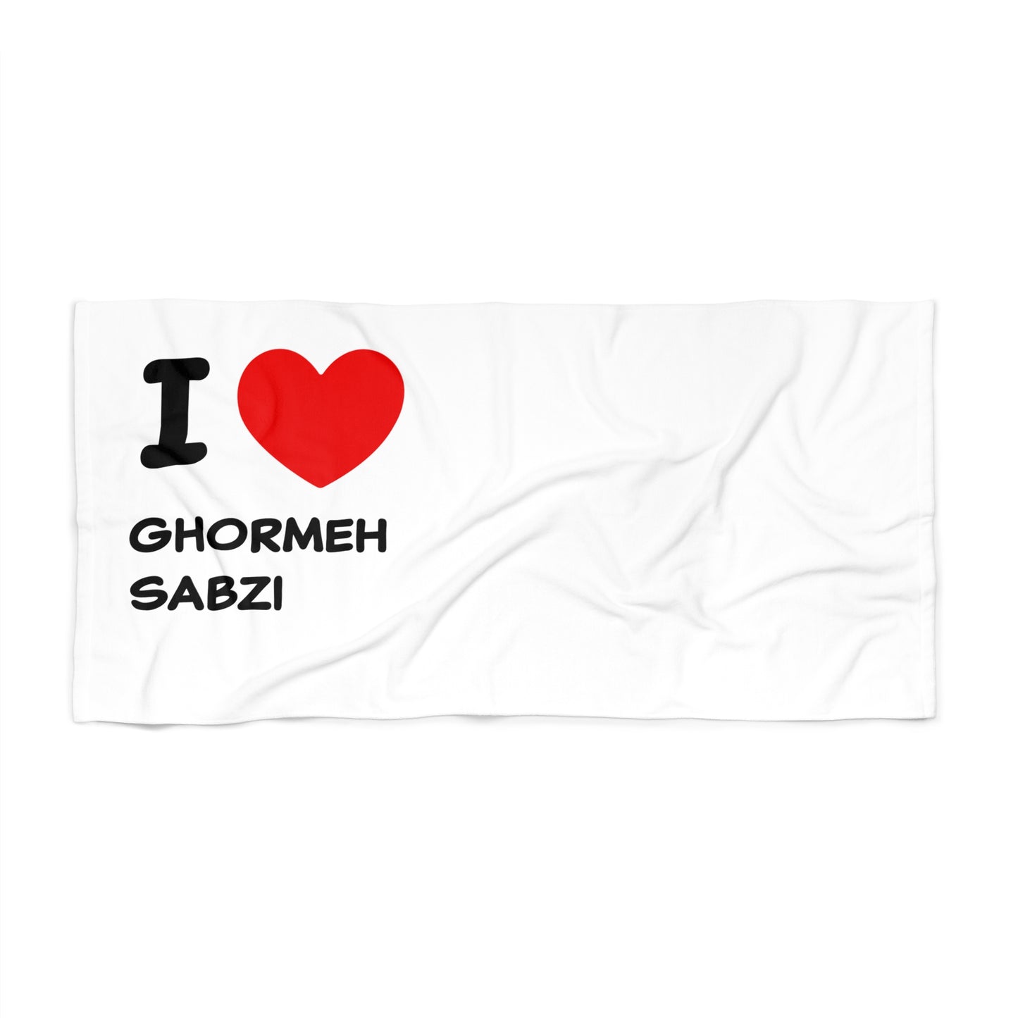 I love ghormeh sabzi persian food lovers persian culture persian art persian ghormeh sabzi persian food ghormeh sabzi Beach Towel