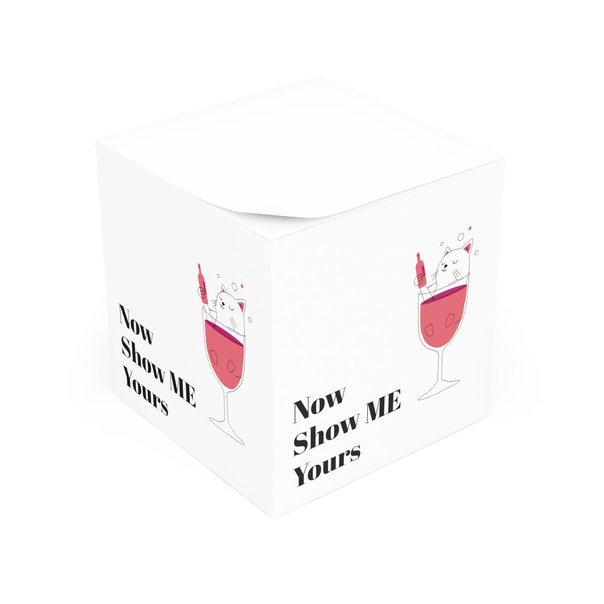 Now show me yours funny kitty Note Cube