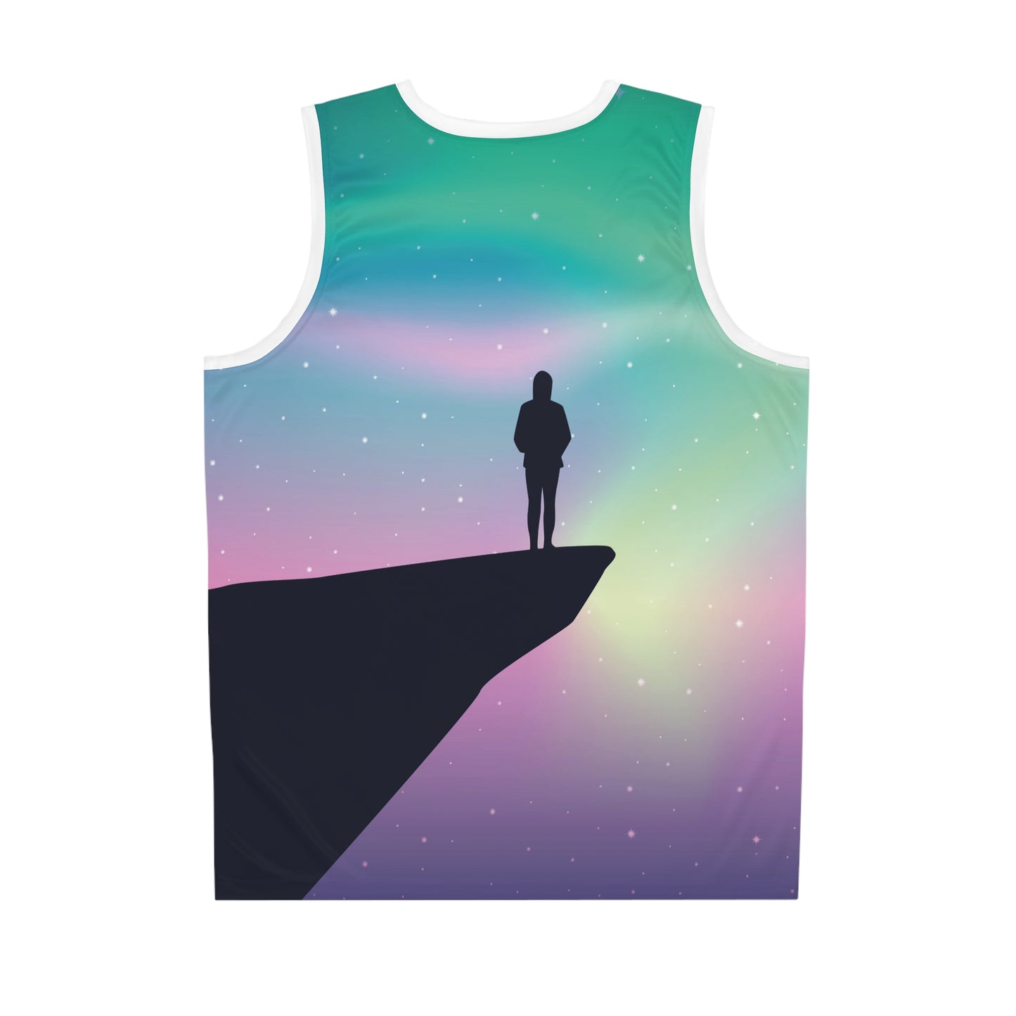 Northern Lights jersey Aurora Lights For Nature Lover jersey Hiker Gift Camping jersey Aurora Borealis Southern Lights Basketball Jersey