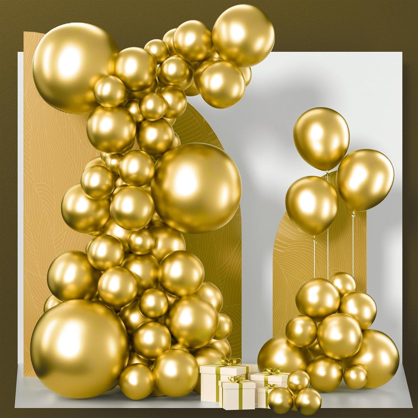 Dazzling Gold Metallic Balloons™