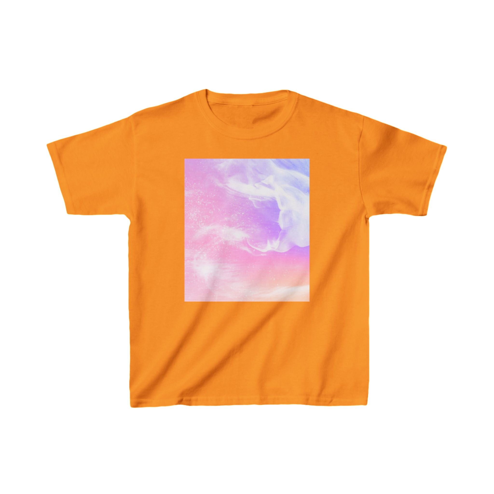 pink and purple pastel modern Tshirt Kids Heavy Cotton™ Tee