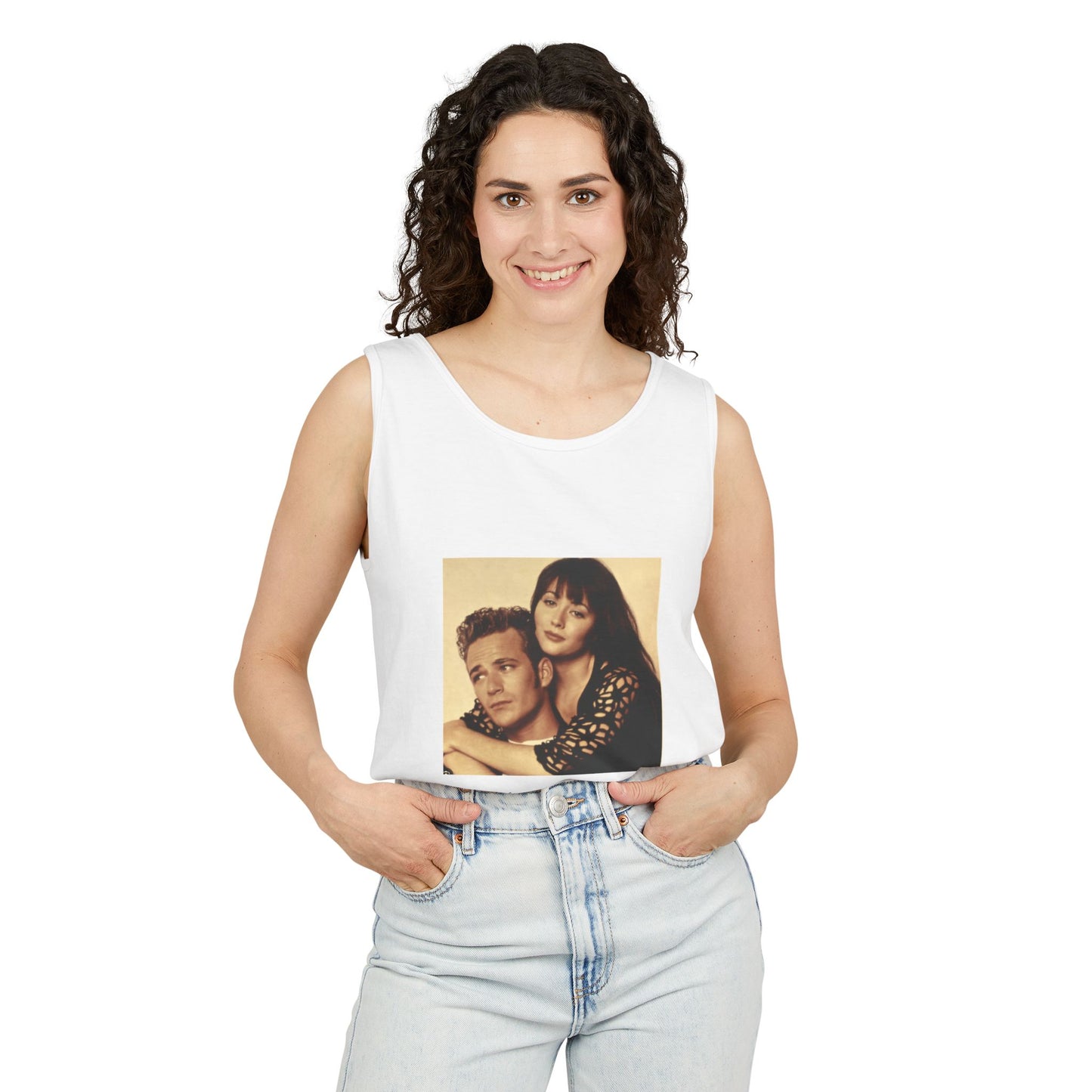 Dylan and Brenda Unisex Garment-Dyed Tank Top