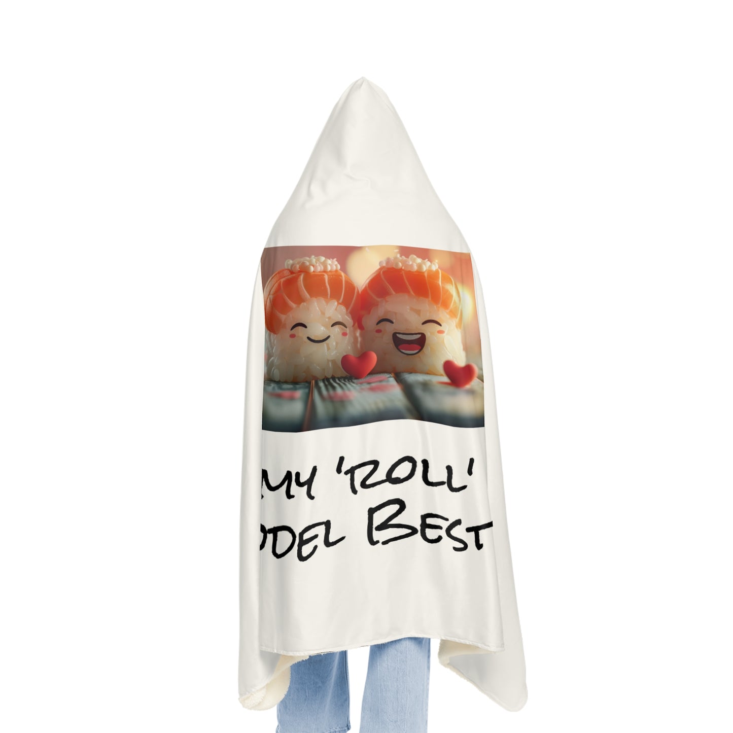 My role model bestie sushi roll funny I love you Snuggle Blanket