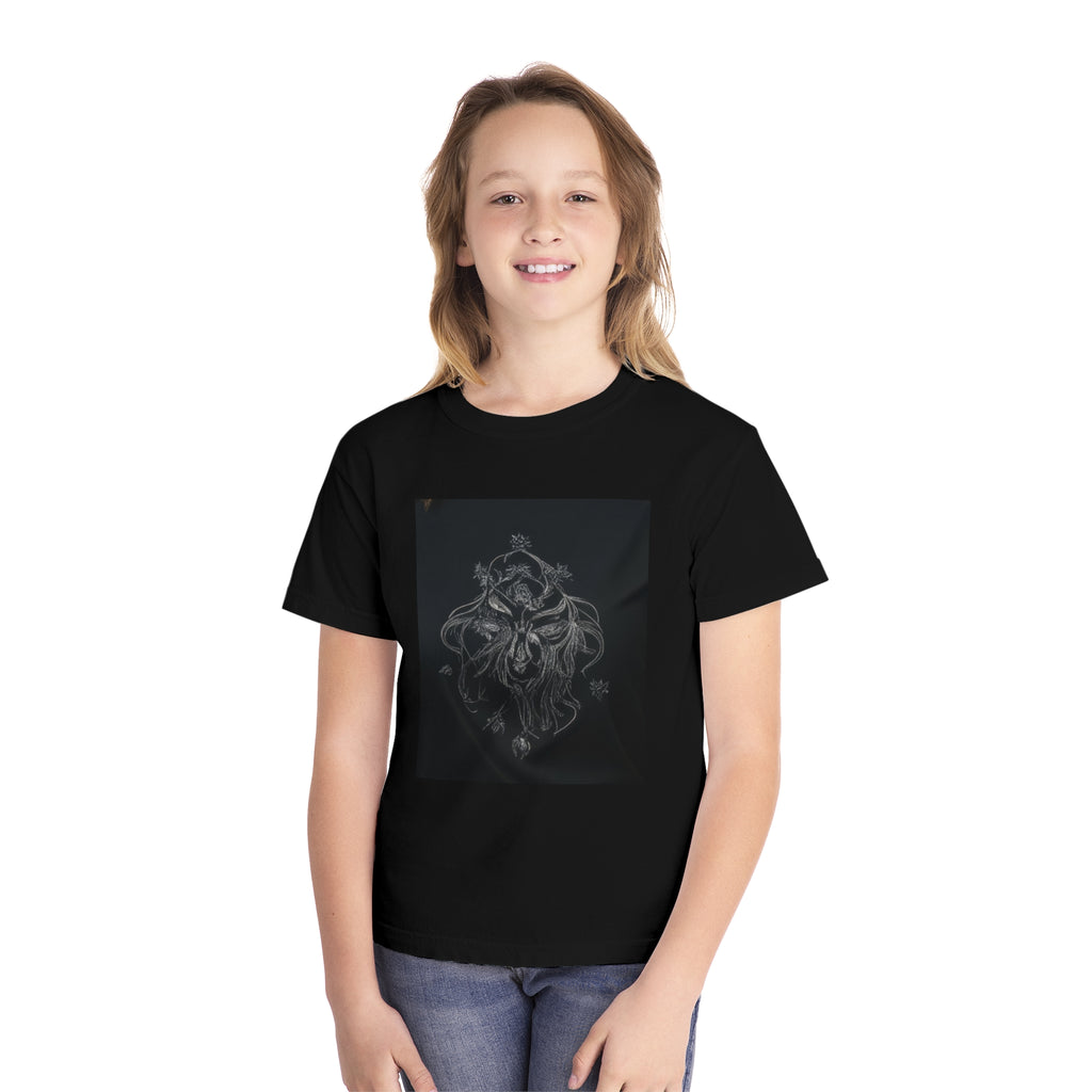 woman in the wind woman design woman face in wind angle black angel black angel blackYouth Midweight Tee
