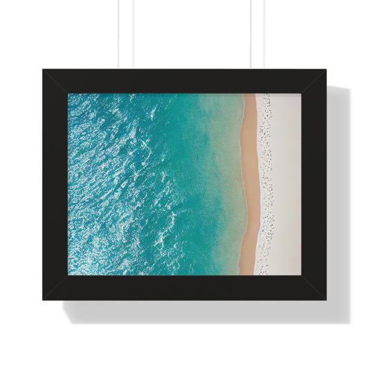 Fine Art California Beach Print - Coastal Laguna Beach Ocean Wall Art Framed Photography Print Home Decor Framed Horizontal Poster