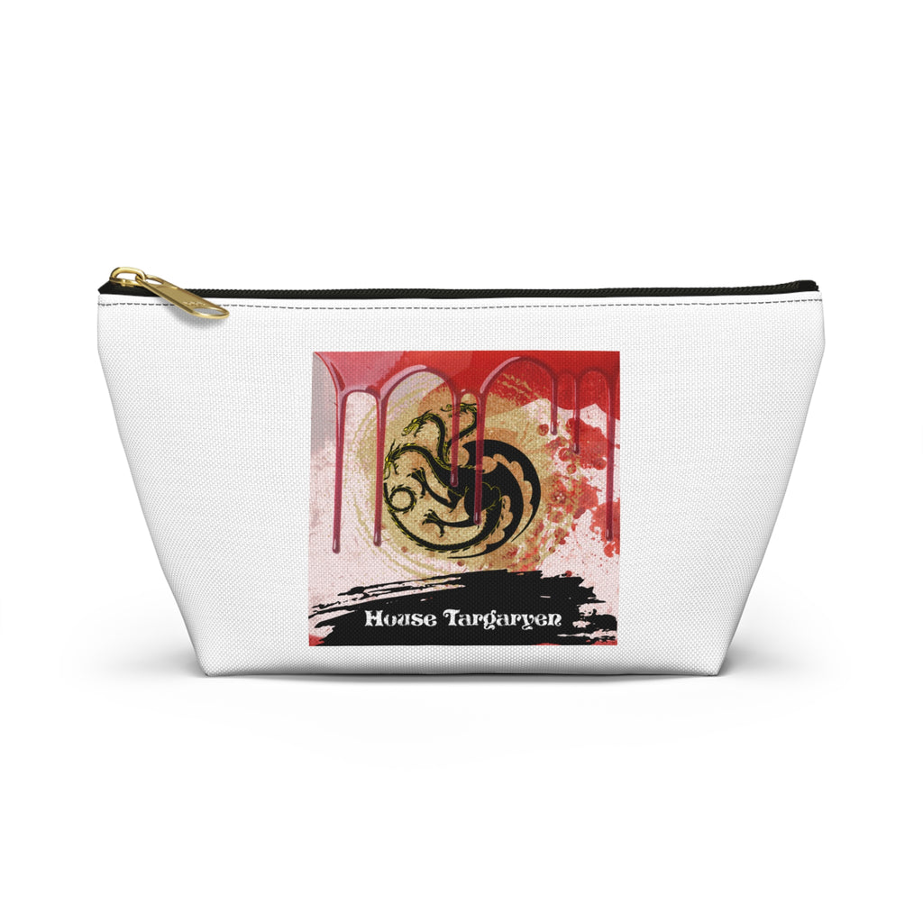House Targaryen Pouch, Fire And Blood Pouch, Game Of Thrones Pouch, GOT Pouch, Popular Movie Pouch, Dragon Pouch, Accessory Pouch
