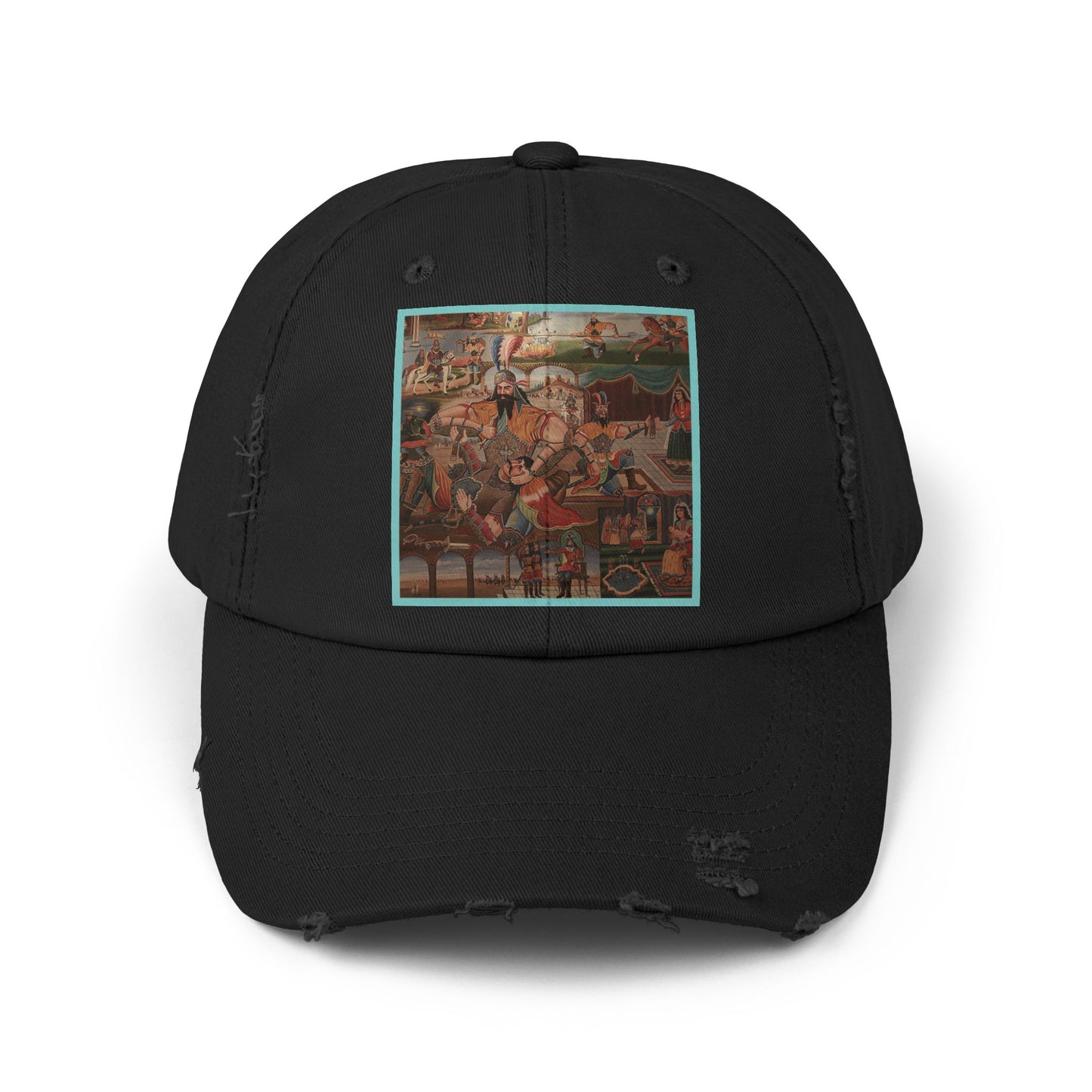 Sohrab SHahnameh Rostam PErsian persia Unisex Distressed Cap