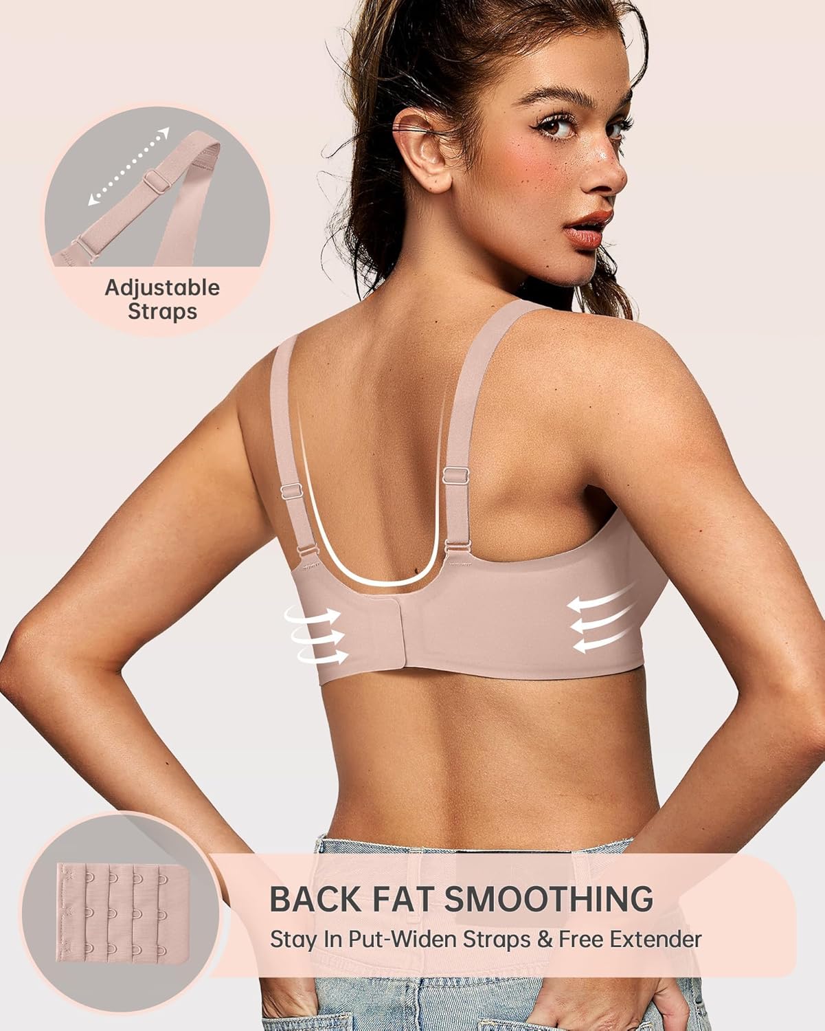 Elegant Comfort Wireless Deep V Bra™