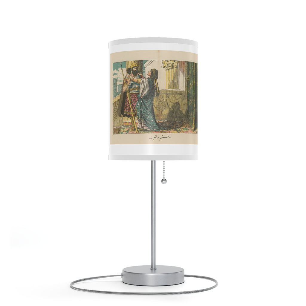 Sohrab Shahnameh ROstam Persian Lamp on a Stand, US|CA plug