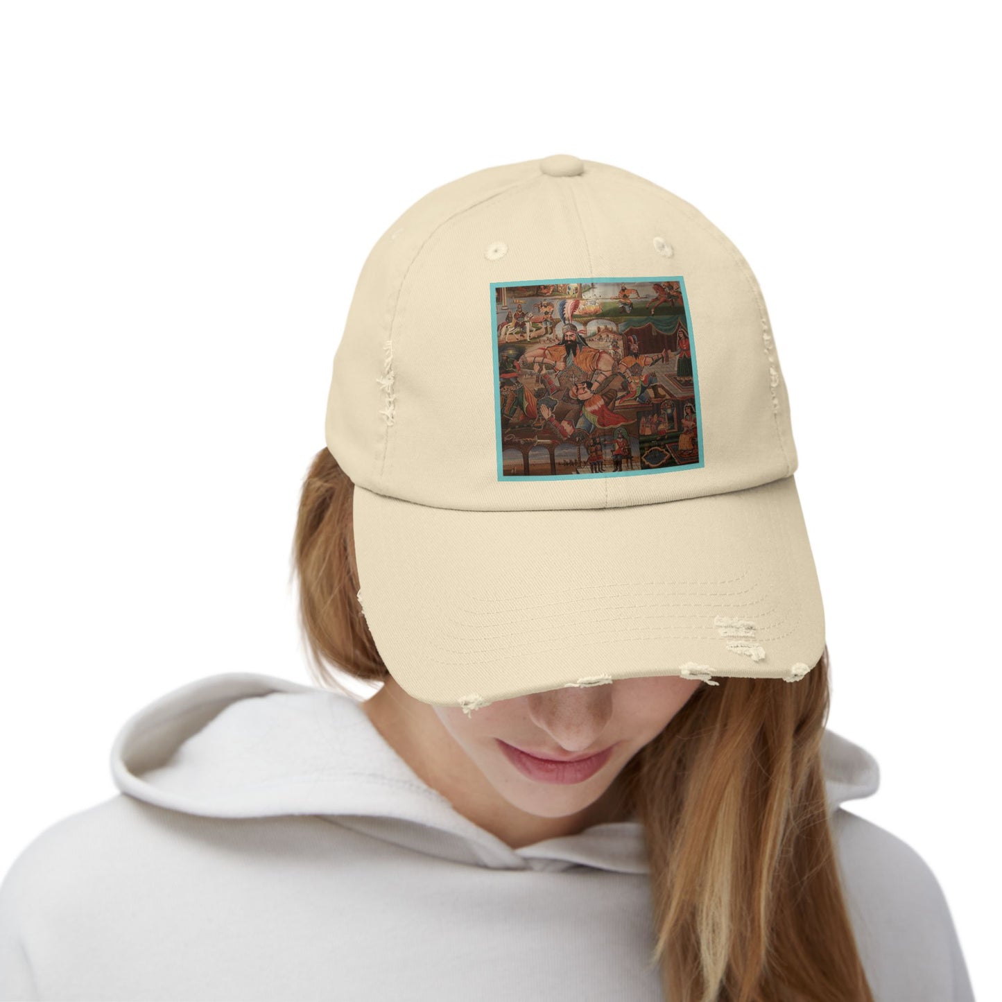 Sohrab SHahnameh Rostam PErsian persia Unisex Distressed Cap