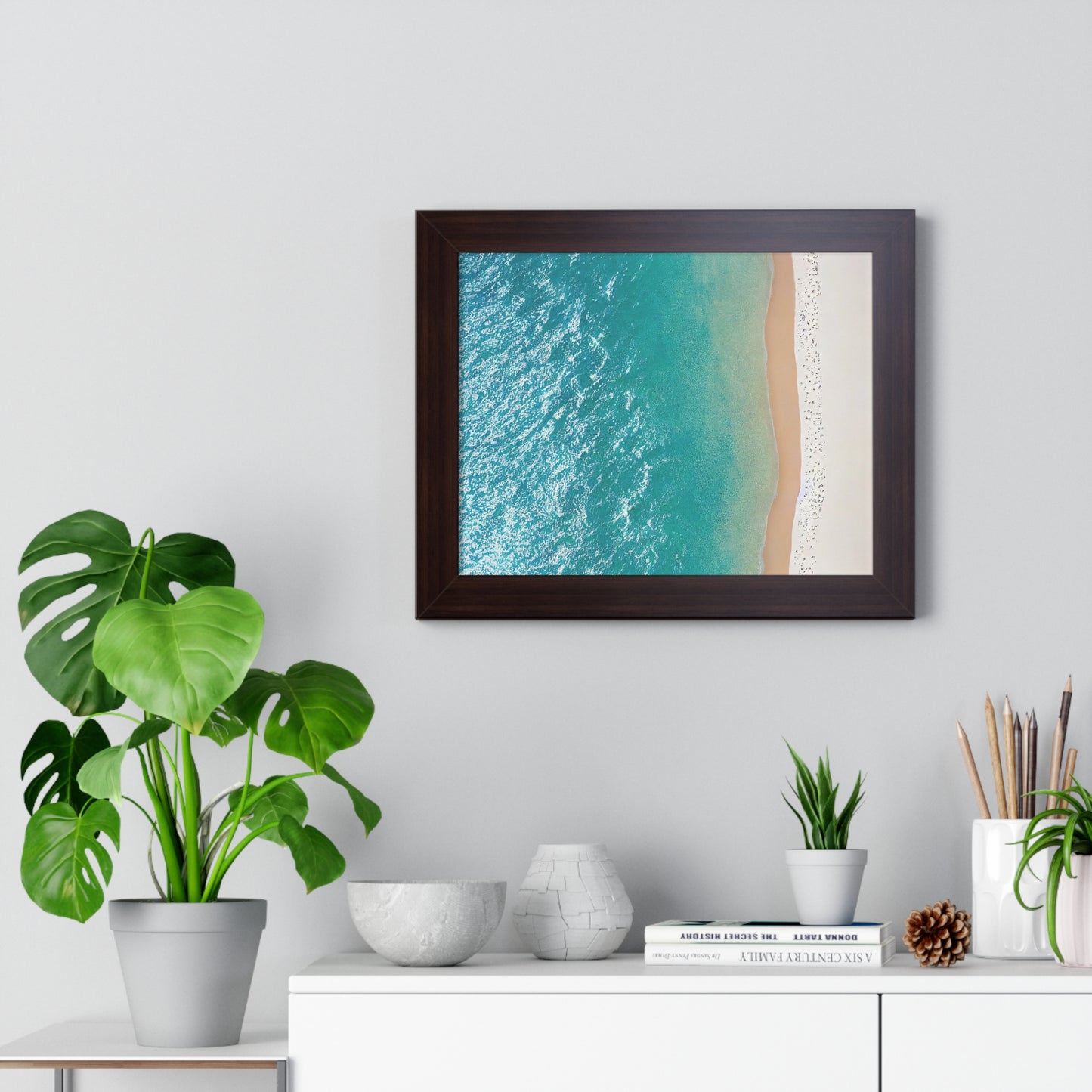 Fine Art California Beach Print - Coastal Laguna Beach Ocean Wall Art Framed Photography Print Home Decor Framed Horizontal Poster