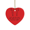 date ask out flirt love romantic gift Ceramic Ornaments (1pcs, 5pcs, 10pcs, 20pcs)