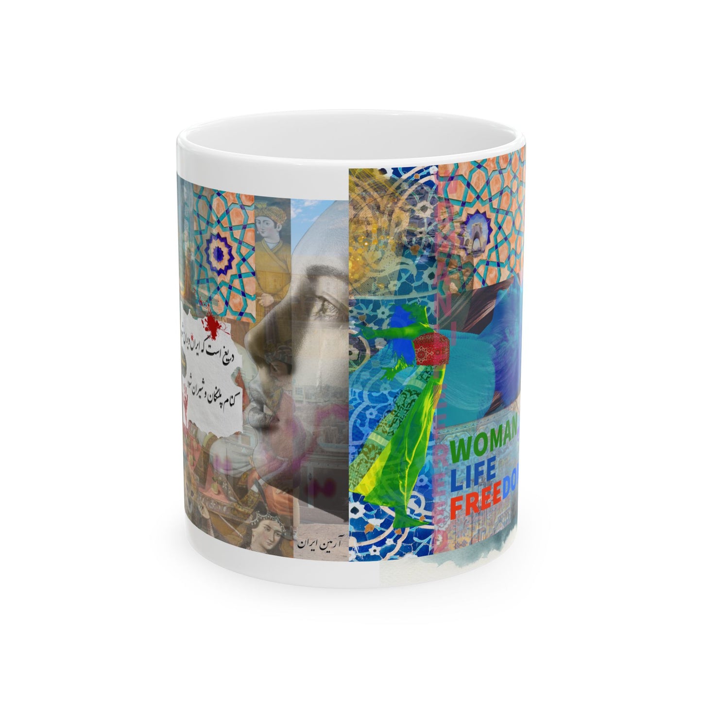 Persian Ceramic Mug, (11oz, 15oz)