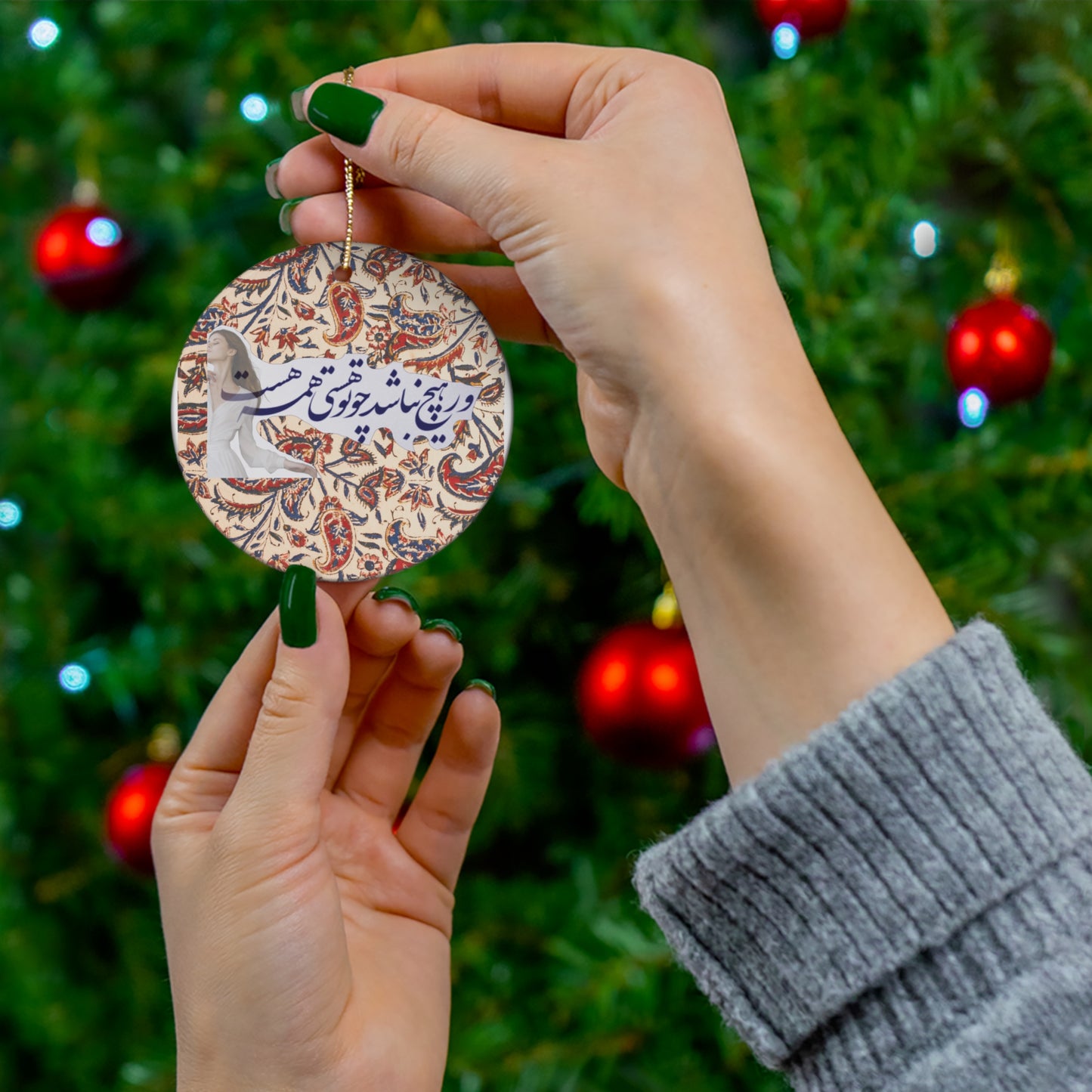 Ceramic Ornament, 4 Shapes